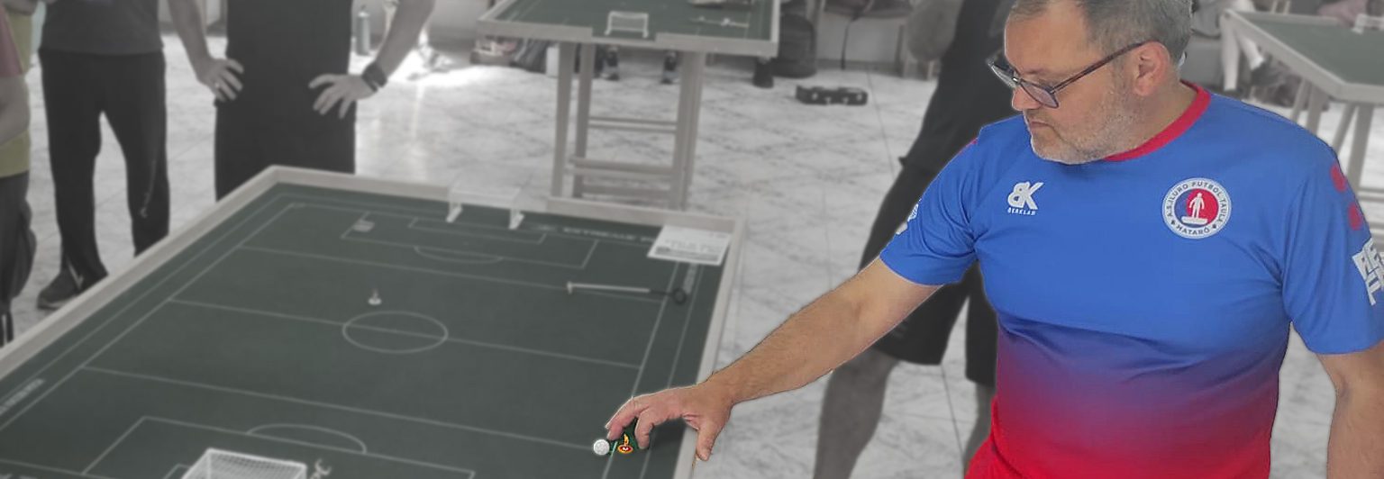 El futbol de taula català acomiada Joan Flores, jugador de l’AS Iluro FT